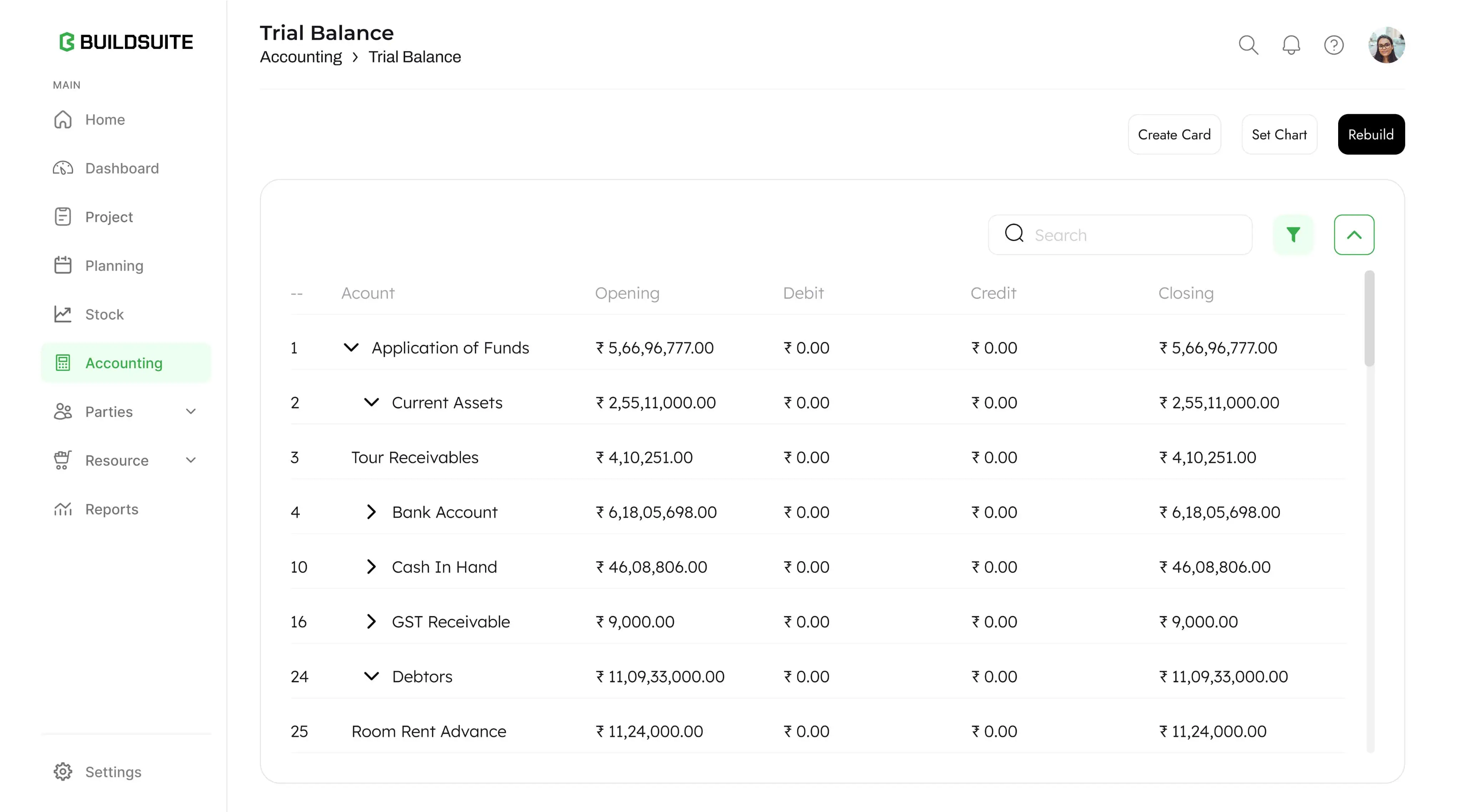 A user-friendly dashboard featuring purchase and inventory